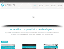 Tablet Screenshot of ezprocesspro.com